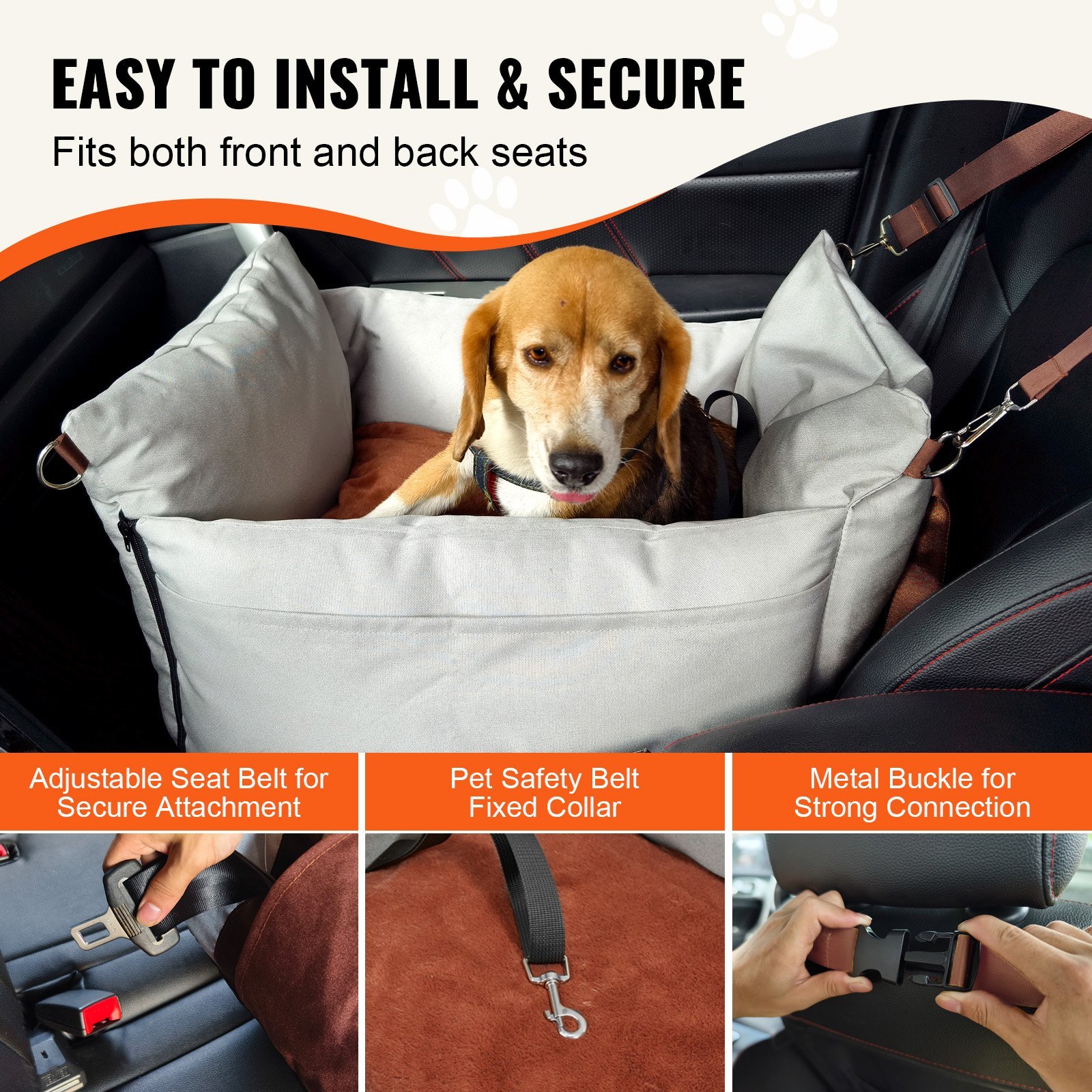 Waterproof Dog Car Seat - Image 4