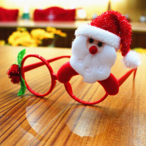 Christmas glasses frame