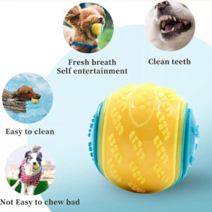 Scooby-Doo Durable Squeaky Set Of 8 Dog Balls For Teeth Cleaning