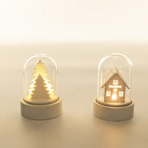 Christmas Decorations Luminous Wooden House