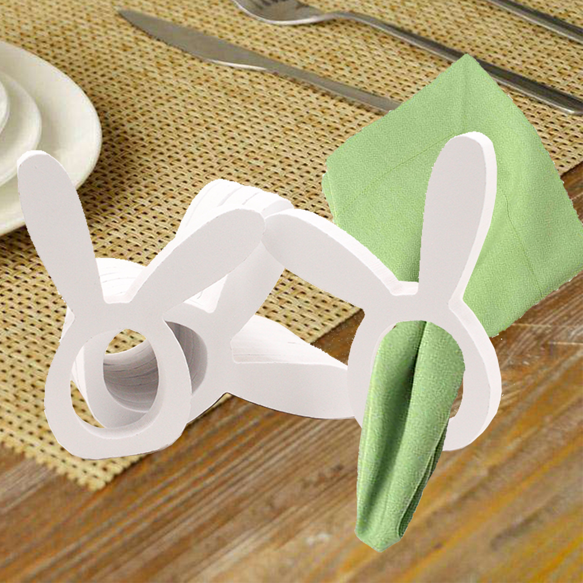Easter Bunny Napkin Ring Holders - Image 5