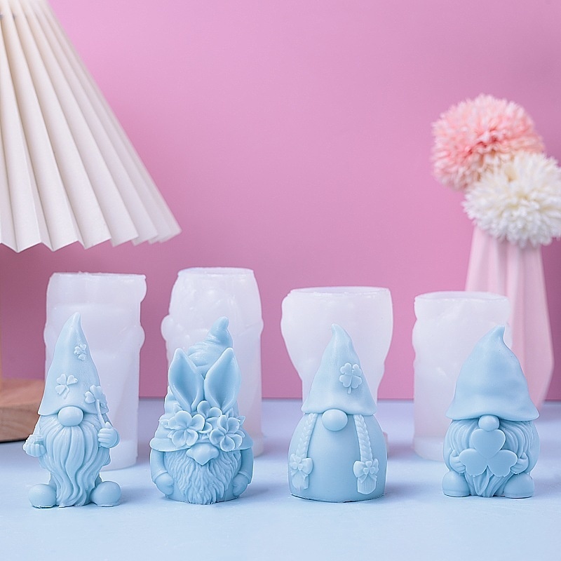 DIY Plaster Easter Candle Silicone Mold